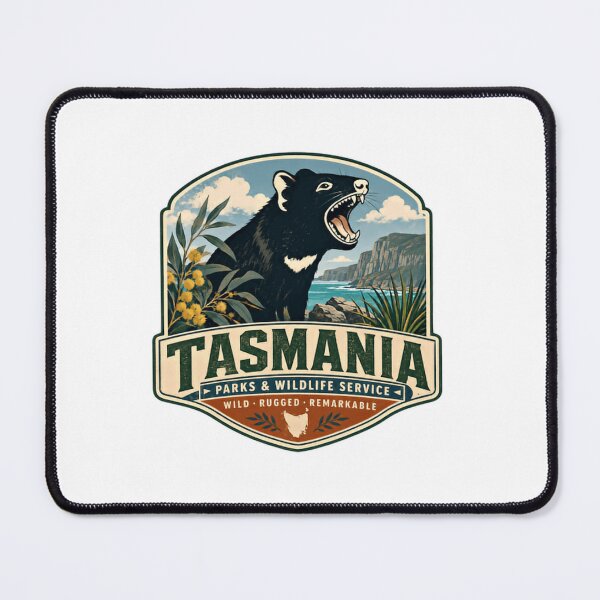 Item preview, Tasmania Parks & Wildlife Service Wild Rugged Remarkable Tasmanian Devil Australia Travel designed and sold by Simsimah26Parks.