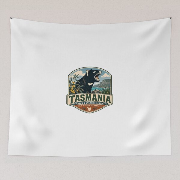 Item preview, Tasmania Parks & Wildlife Service Wild Rugged Remarkable Tasmanian Devil Australia Travel designed and sold by Simsimah26Parks.