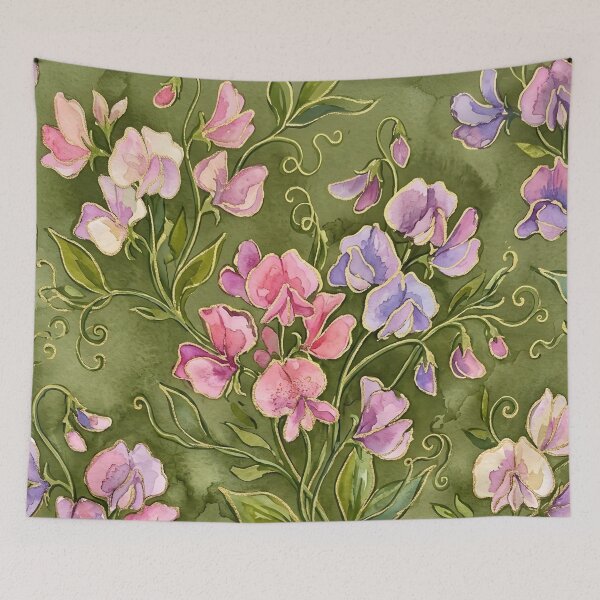Item preview, Sweet Pea Flower  designed and sold by GraphicsClub.