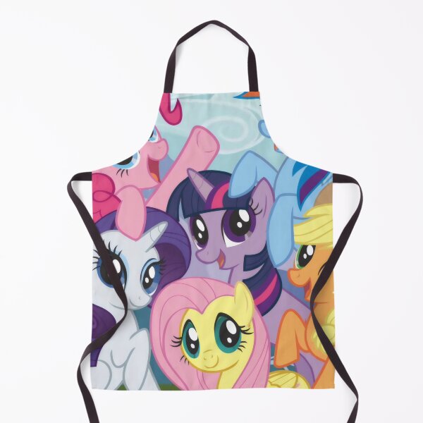 Item preview, Colorful Friendship Ponies Group - Magical Animated Cartoon Art designed and sold by Billy Morfo™.