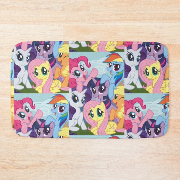 Item preview, Colorful Friendship Ponies Group - Magical Animated Cartoon Art designed and sold by Billy Morfo™.