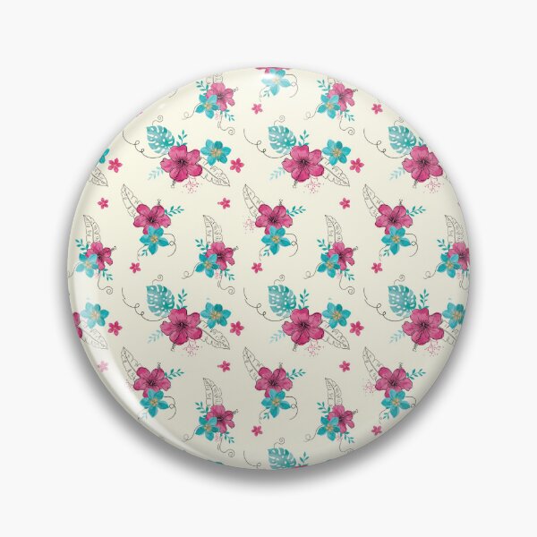 Item preview, Tropical Hibiscus Botanical Floral Pattern designed and sold by NuvoraNest.