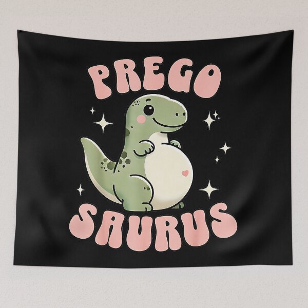 Item preview, Prego Saurus Expectant Mother Pregnancy Announcement designed and sold by Hugosploosh.