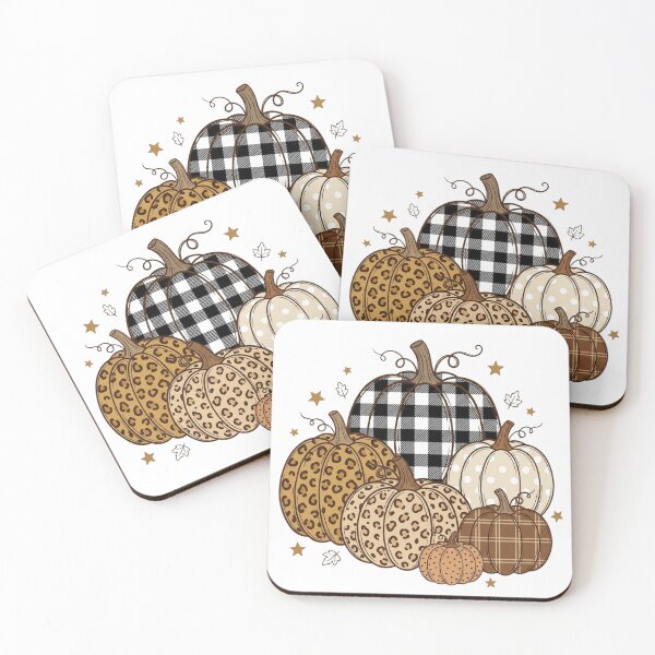 Item preview, Buffalo Plaid And Leopard Print Pumpkins Fall Autumn Thanksgiving designed and sold by raedattia.