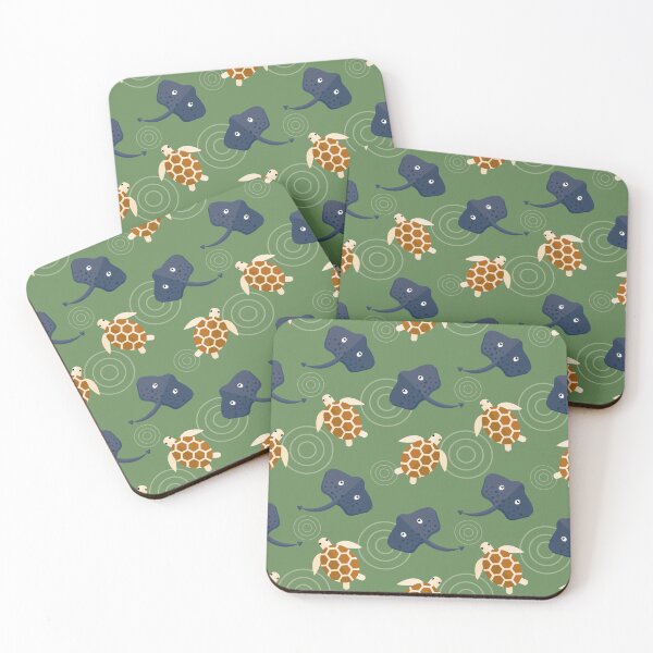 Item preview, Ocean adventures on green designed and sold by reneesillus.