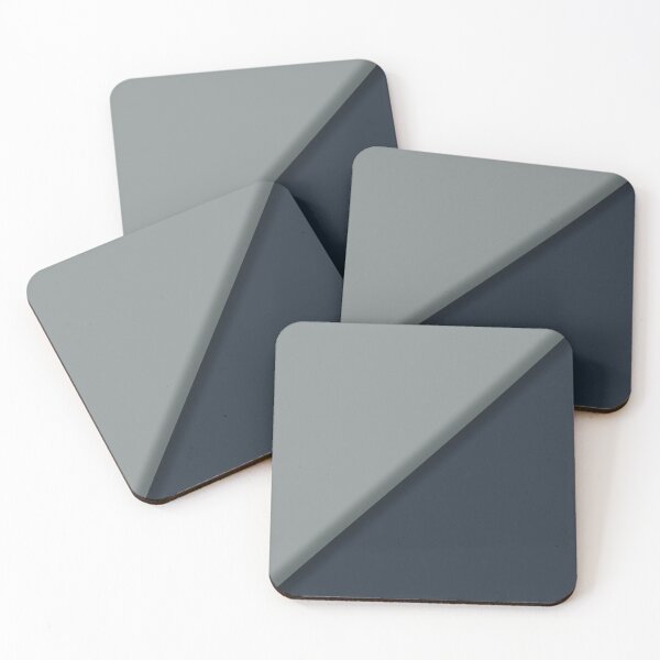 Item preview, Minimalist Slate Gray and Navy Blue designed and sold by pluielegere.