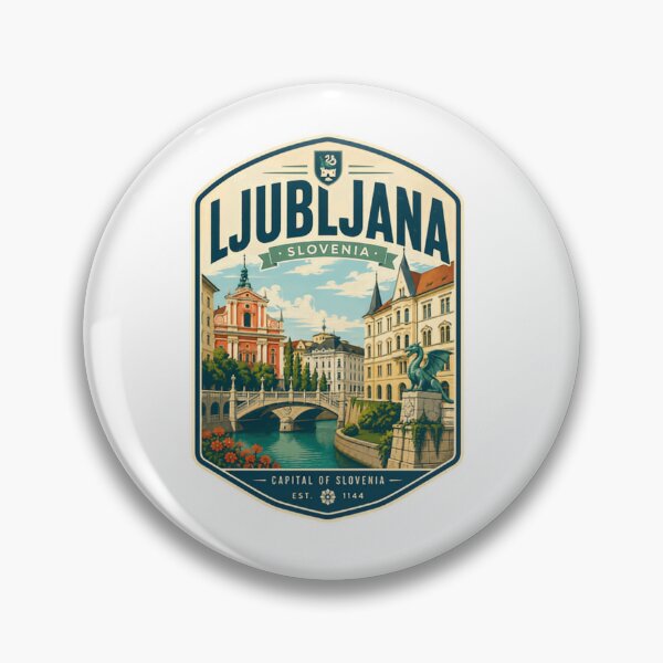Item preview, Ljubljana Slovenia Capital Of Slovenia Est. 1144 Travel Souvenir Tourist designed and sold by Simsimah26Parks.