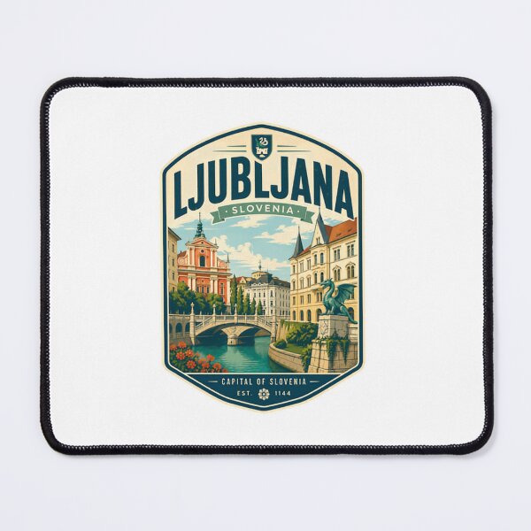Item preview, Ljubljana Slovenia Capital Of Slovenia Est. 1144 Travel Souvenir Tourist designed and sold by Simsimah26Parks.