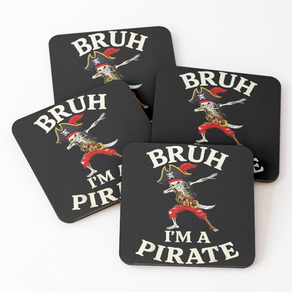 Item preview, Bruh I'm A Pirate Funny Skeleton Dabbing Meme Halloween Pirate designed and sold by Hugosploosh.