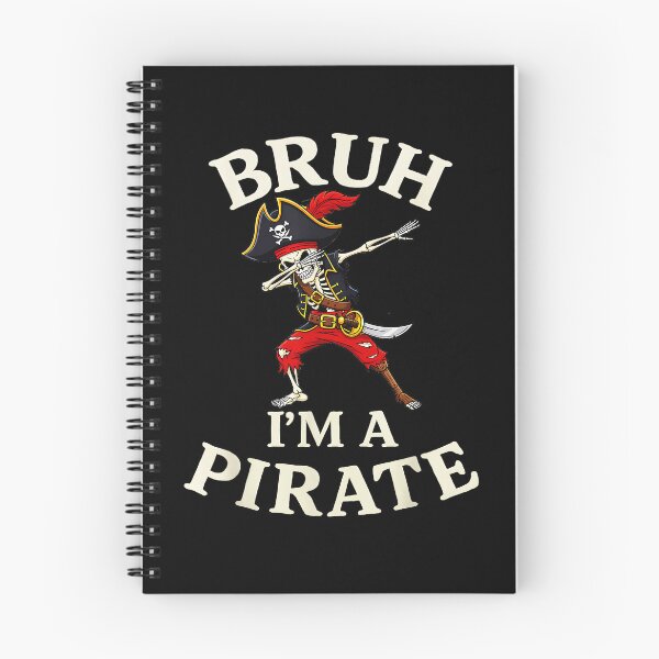 Item preview, Bruh I'm A Pirate Funny Skeleton Dabbing Meme Halloween Pirate designed and sold by Hugosploosh.