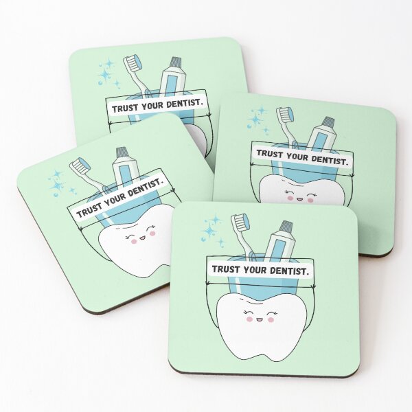 Item preview, Trust Your Dentist – Cute Tooth Design designed and sold by AhmadAnnaPrints.
