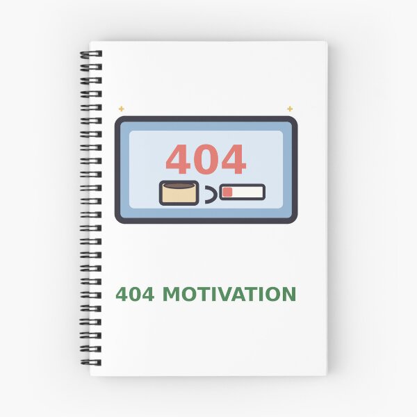 Item preview, 404 Motivation — Funny Programmer Error Design, Developer Gift designed and sold by QuirkyCartel.