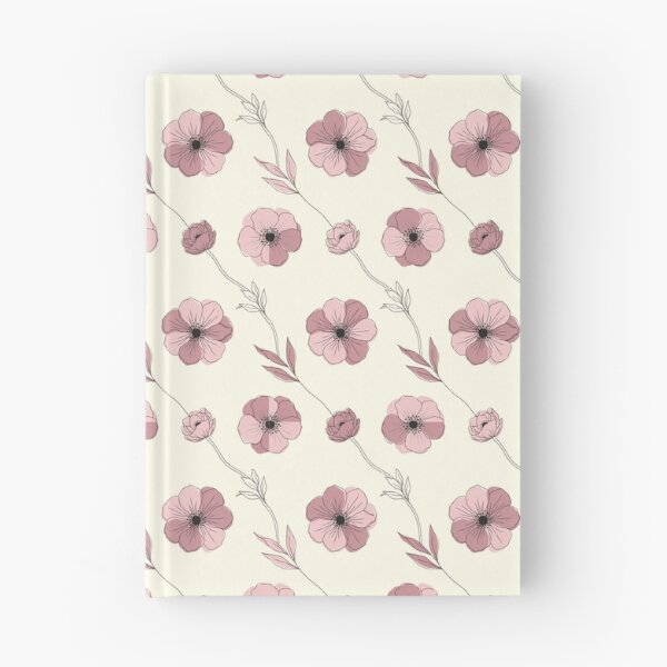 Item preview, Blush Pink Anemone Floral Line Pattern designed and sold by NuvoraNest.