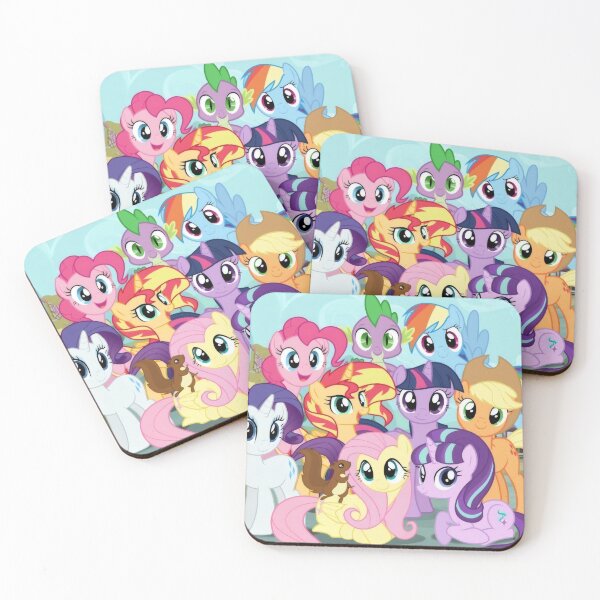 Item preview, Expanded Magical Pony Friends Group - Colorful Animated Cartoon Art designed and sold by Billy Morfo™.