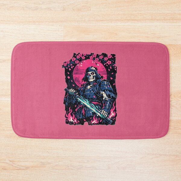 Item preview, Retrowave Skeleton Samurai Rising designed and sold by KungPowUnicorn.