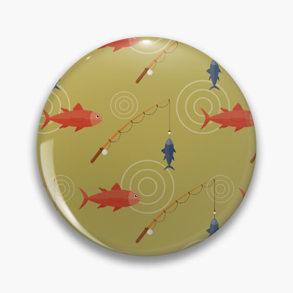 Item preview, Fishing on green designed and sold by reneesillus.