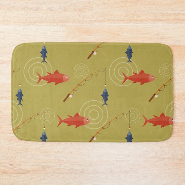 Item preview, Fishing on green designed and sold by reneesillus.