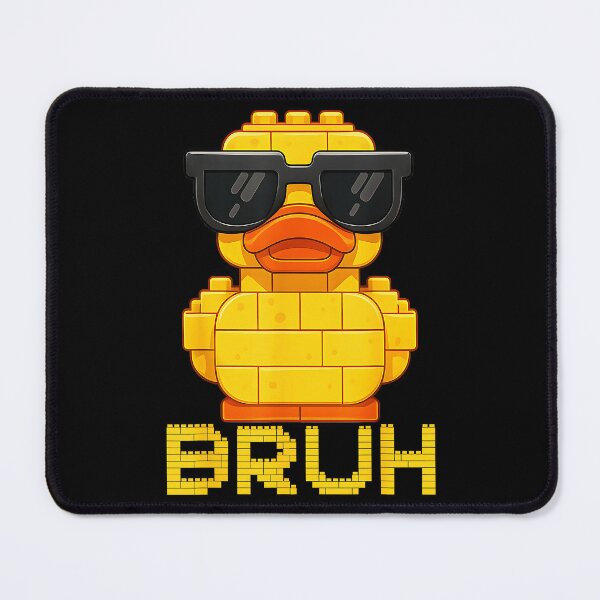 Item preview, Bruh Building Block Duck Funny Meme Friend designed and sold by Hugosploosh.