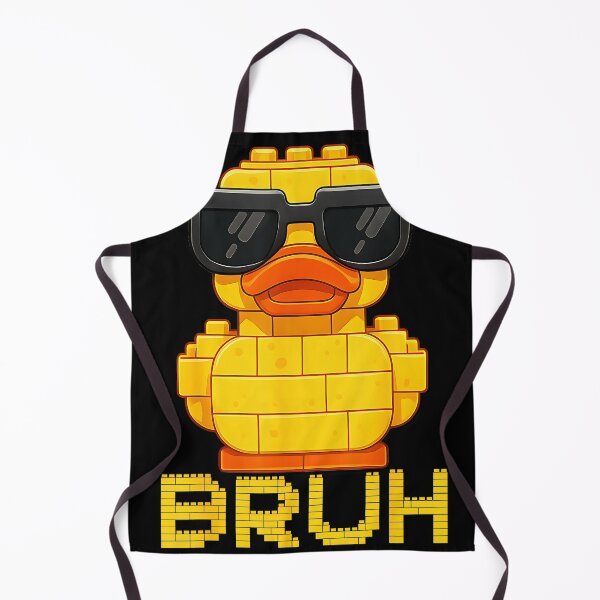 Item preview, Bruh Building Block Duck Funny Meme Friend designed and sold by Hugosploosh.