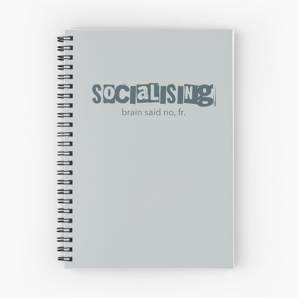 Item preview, Socialising Brain Said No Fr Neurodivergent Gift designed and sold by Notty DOT.