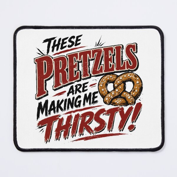 Item preview, These Pretzels Are Making Me Thirsty! - Funny Seinfeld Quote designed and sold by TobinHood.