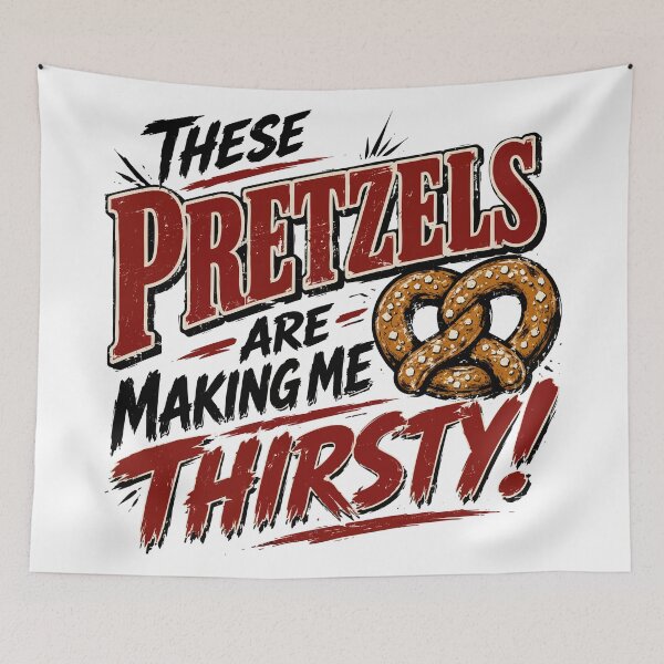 Item preview, These Pretzels Are Making Me Thirsty! - Funny Seinfeld Quote designed and sold by TobinHood.