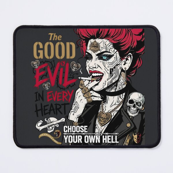 Item preview, Redhead Cyborg Smoking Cigarette Indoors designed and sold by Voodoo Store Paranormal Collections.