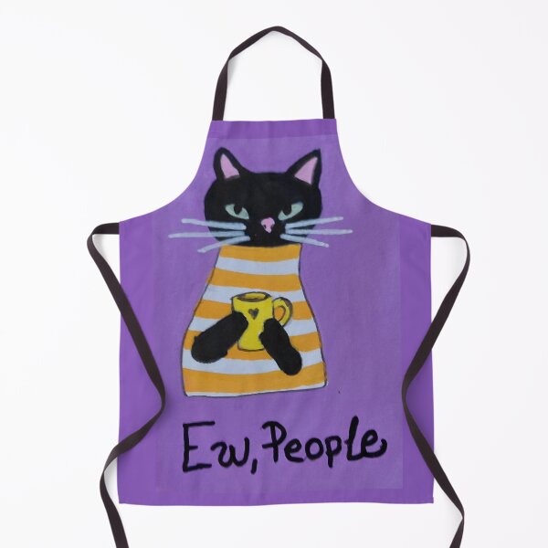 Item preview, Ew people painting humor cat cute pop art designed and sold by strangecy.