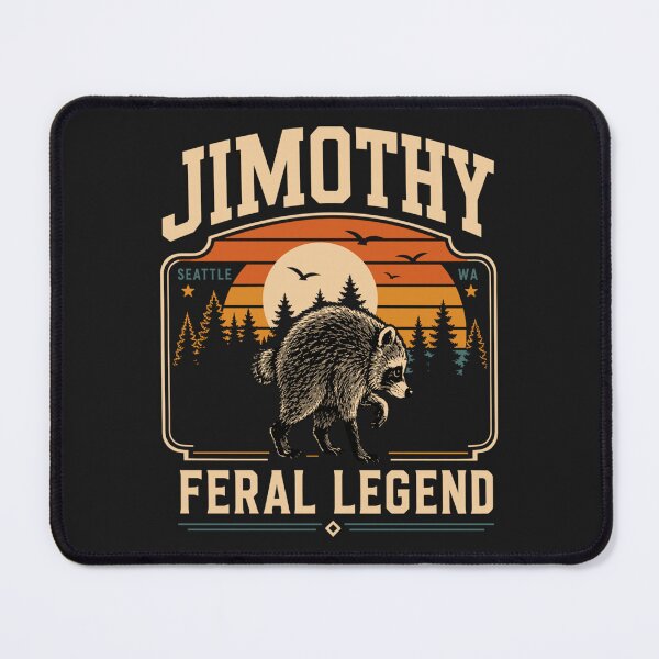 Item preview, Jimothy Raccoon Seattle Meme Retro Aesthetic designed and sold by SchowalterWalla.