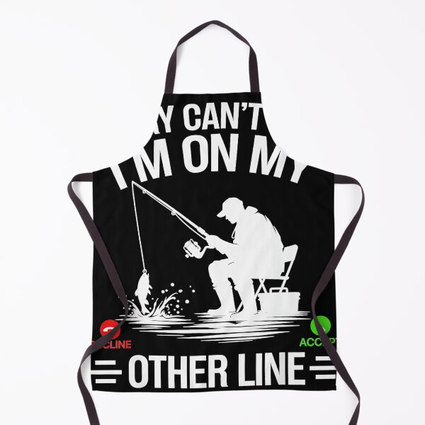 Item preview, Sorry Can't Talk I'm On My Other Line Fishing Fisherman Angler Gift designed and sold by Hugosploosh.