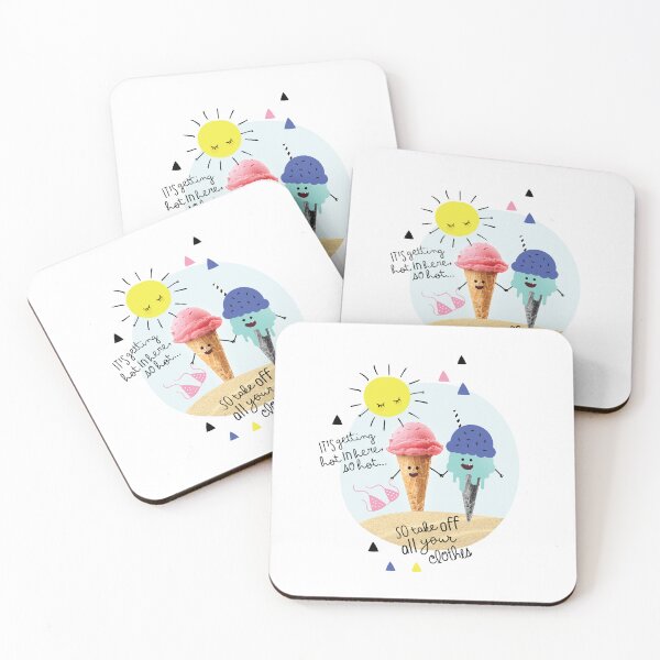Item preview, Two Ice Creams Getting Hot designed and sold by JaconyJacony.