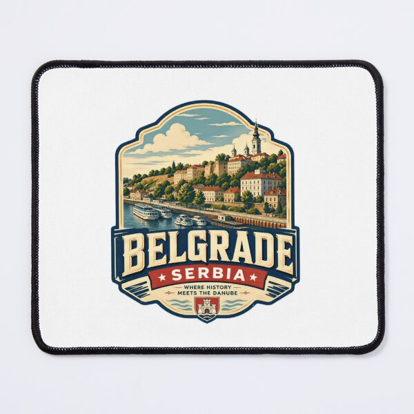 Item preview, Belgrade Serbia Where History Meets The Danube European City Travel Heritage Souvenir designed and sold by Simsimah26Parks.