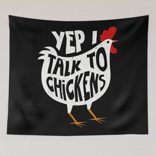 Item preview, Yep I Talk To Chickens Chicken Owner Backyard Poultry Farmer Homesteading designed and sold by Hugosploosh.