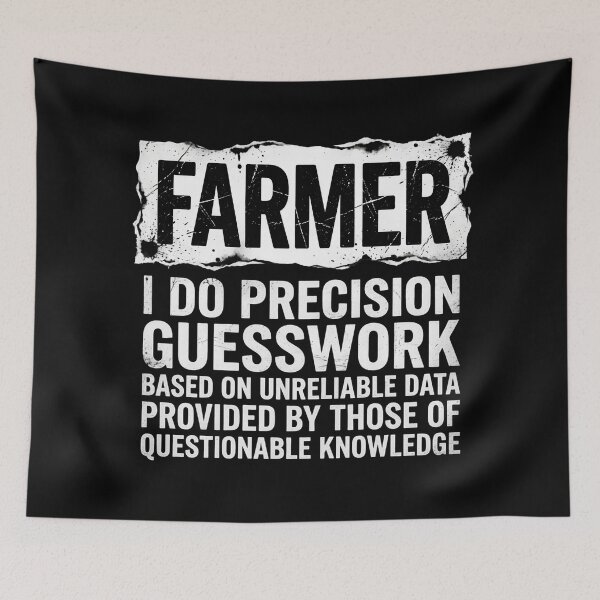 Item preview, Farmer Precision Guesswork Funny Ag Humor designed and sold by TshirtsOnline-.