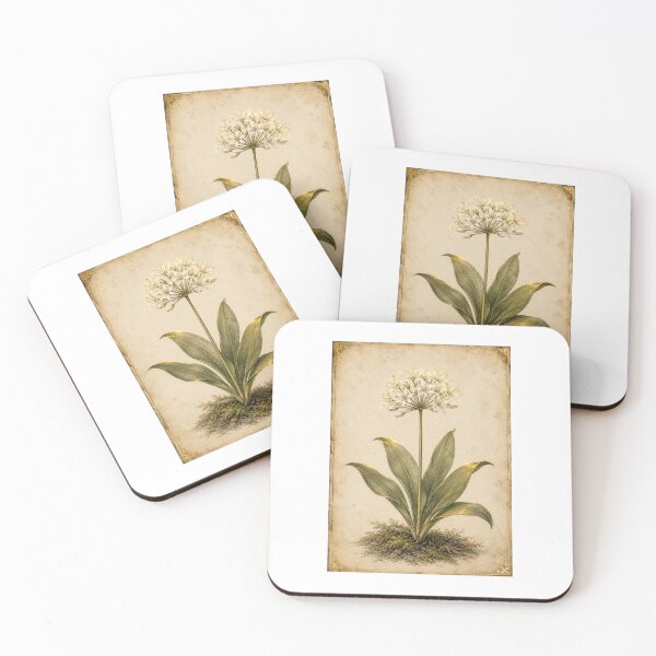 Item preview, Wild Garlic Ramsons | Spring Foraging Botanical Art | Woodland Forager Gift designed and sold by Brackenlume Studio.