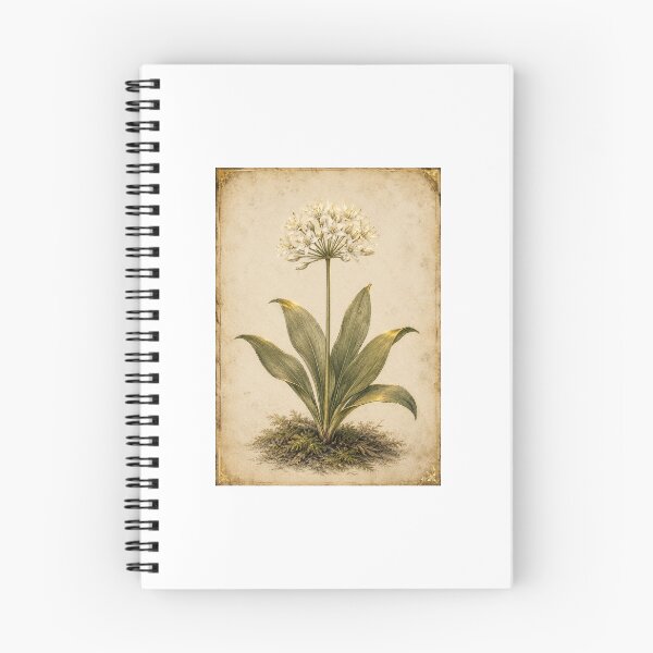 Item preview, Wild Garlic Ramsons | Spring Foraging Botanical Art | Woodland Forager Gift designed and sold by Brackenlume Studio.