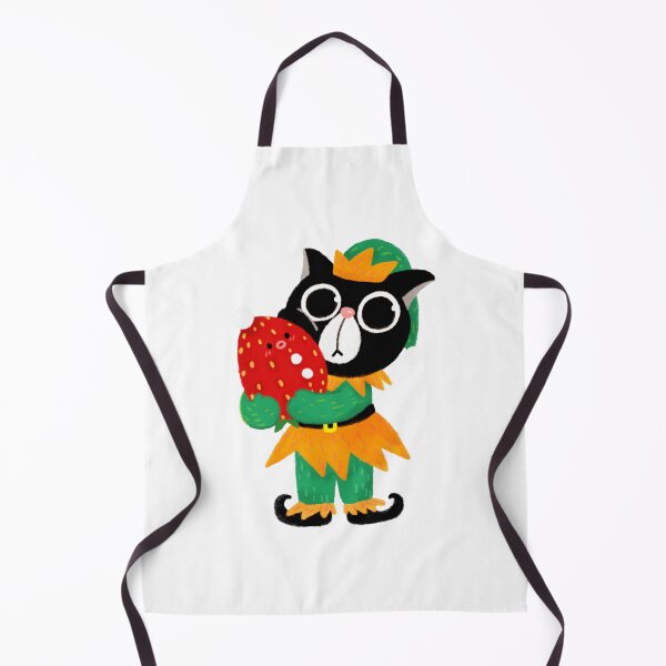 Item preview, Elf Cat Cute Kawaii Christmas Holiday Strawberry designed and sold by InOtterNew.