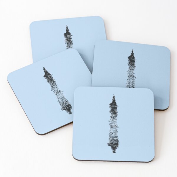 Item preview, Minimalist Black Scribble Soundwave Art designed and sold by BetweenForms.