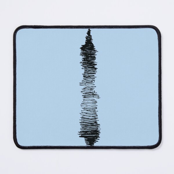 Item preview, Minimalist Black Scribble Soundwave Art designed and sold by BetweenForms.
