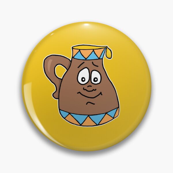 Item preview, Cute Hanukkah Oil Jug Sticker | Happy Miracle of Oil Pitcher Cartoon designed and sold by MyxaART.