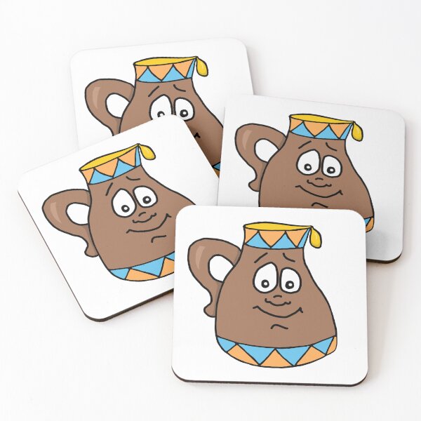 Item preview, Cute Hanukkah Oil Jug Sticker | Happy Miracle of Oil Pitcher Cartoon designed and sold by MyxaART.