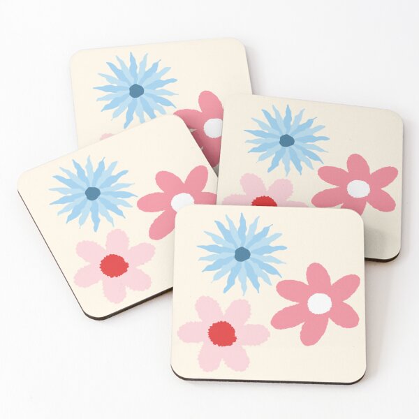Item preview, Cute Retro Daisy Flowers - Groovy Botanical Trio Doodle designed and sold by Yasmine Mohammed.