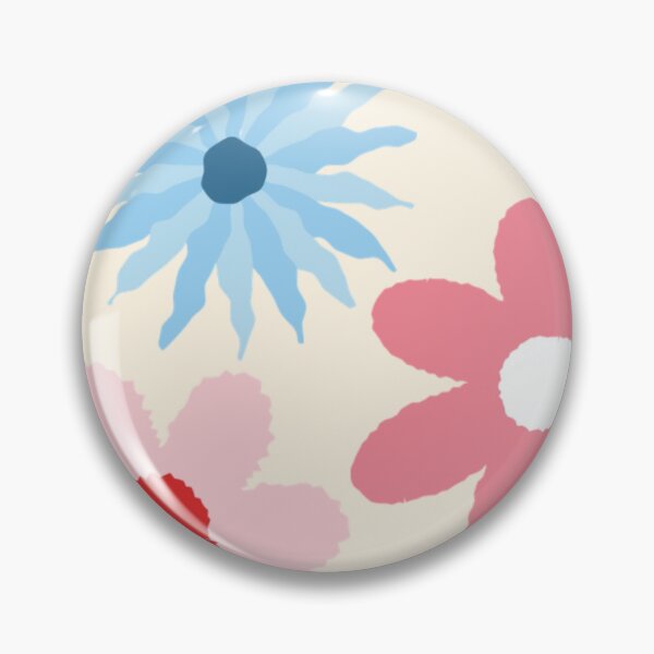 Item preview, Cute Retro Daisy Flowers - Groovy Botanical Trio Doodle designed and sold by Yasmine Mohammed.