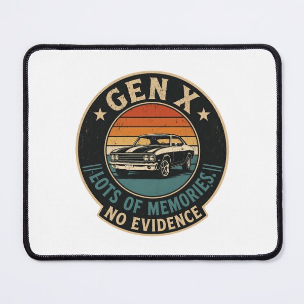Item preview, Gen X Lots Of Memories No Evidence Retro Generation Classic Car Humor designed and sold by HumansStuck12.