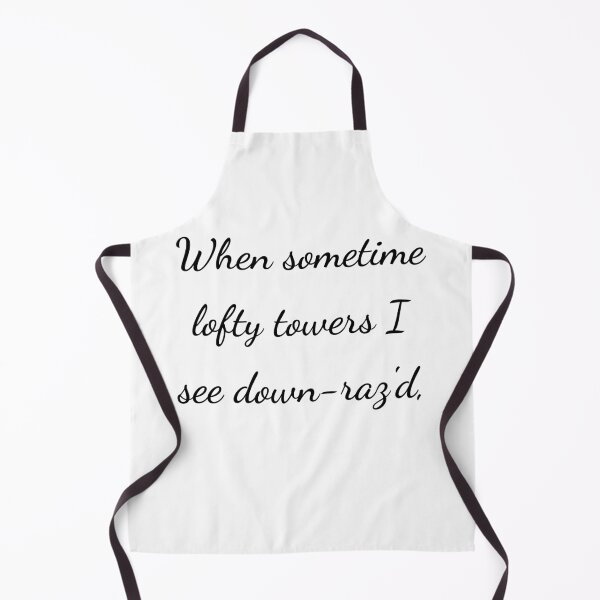 Item preview, “When sometime lofty towers I see down-raz'd,” - handwriting black designed and sold by ariksworld.