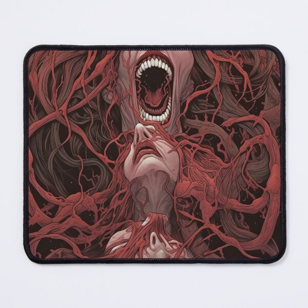Item preview, Crimson Entangled Faces Body Horror Art designed and sold by arzemashouty.