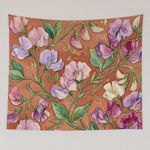 Item preview, Sweet Pea Flower  designed and sold by GraphicsClub.
