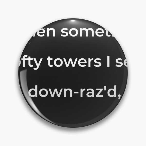 Item preview, “When sometime lofty towers I see down-raz'd,” - print white designed and sold by ariksworld.