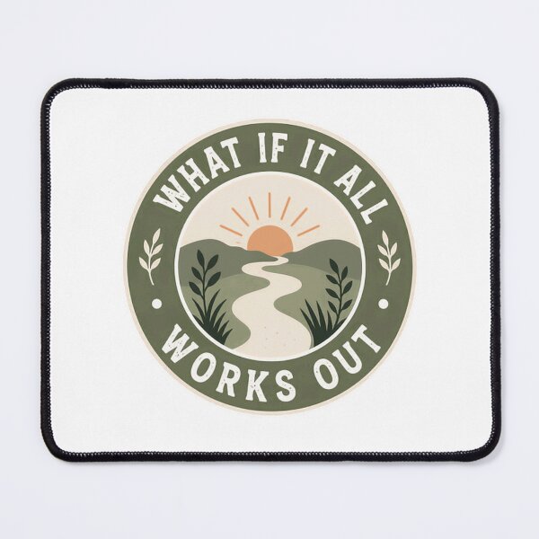 Item preview, What If It All Works Out Positive Inspiration Nature Adventure Hiker designed and sold by HumansStuck12.
