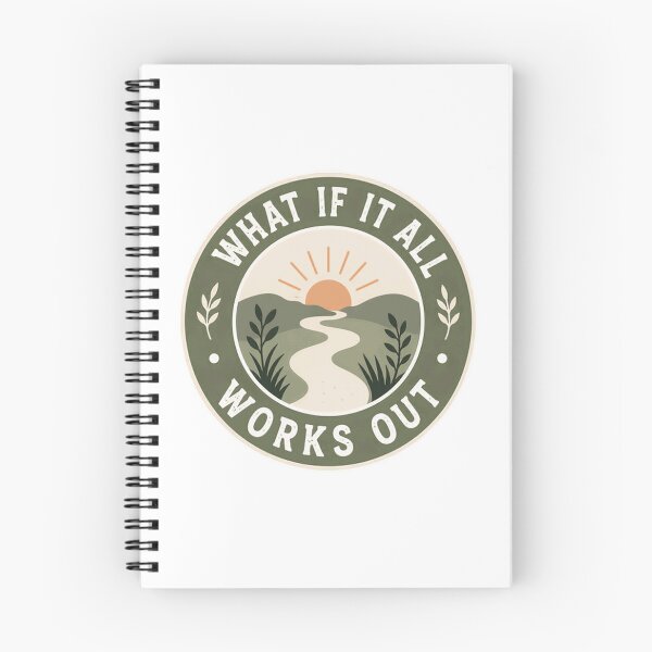 Item preview, What If It All Works Out Positive Inspiration Nature Adventure Hiker designed and sold by HumansStuck12.